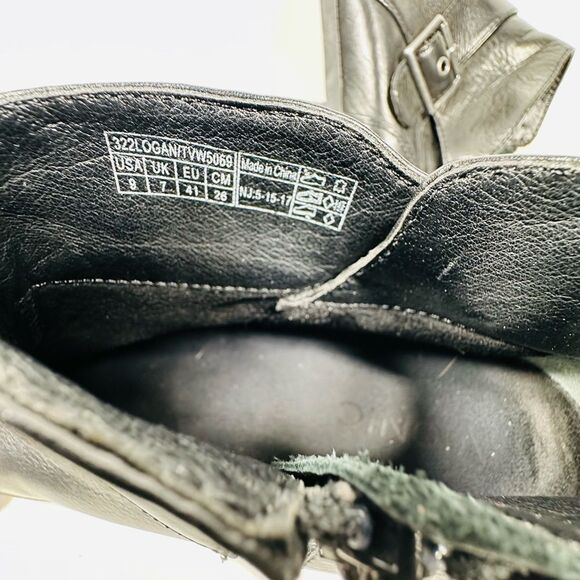 Vionic logan women’s size 9 black leather zip up ankle boots SFB - Picture 8 of 8